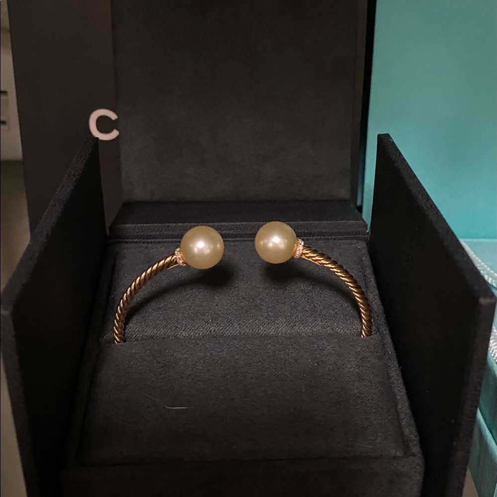 Solari Bead Bracelet with Diamonds and Pearls